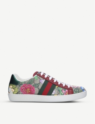 Gucci flower trainers sale