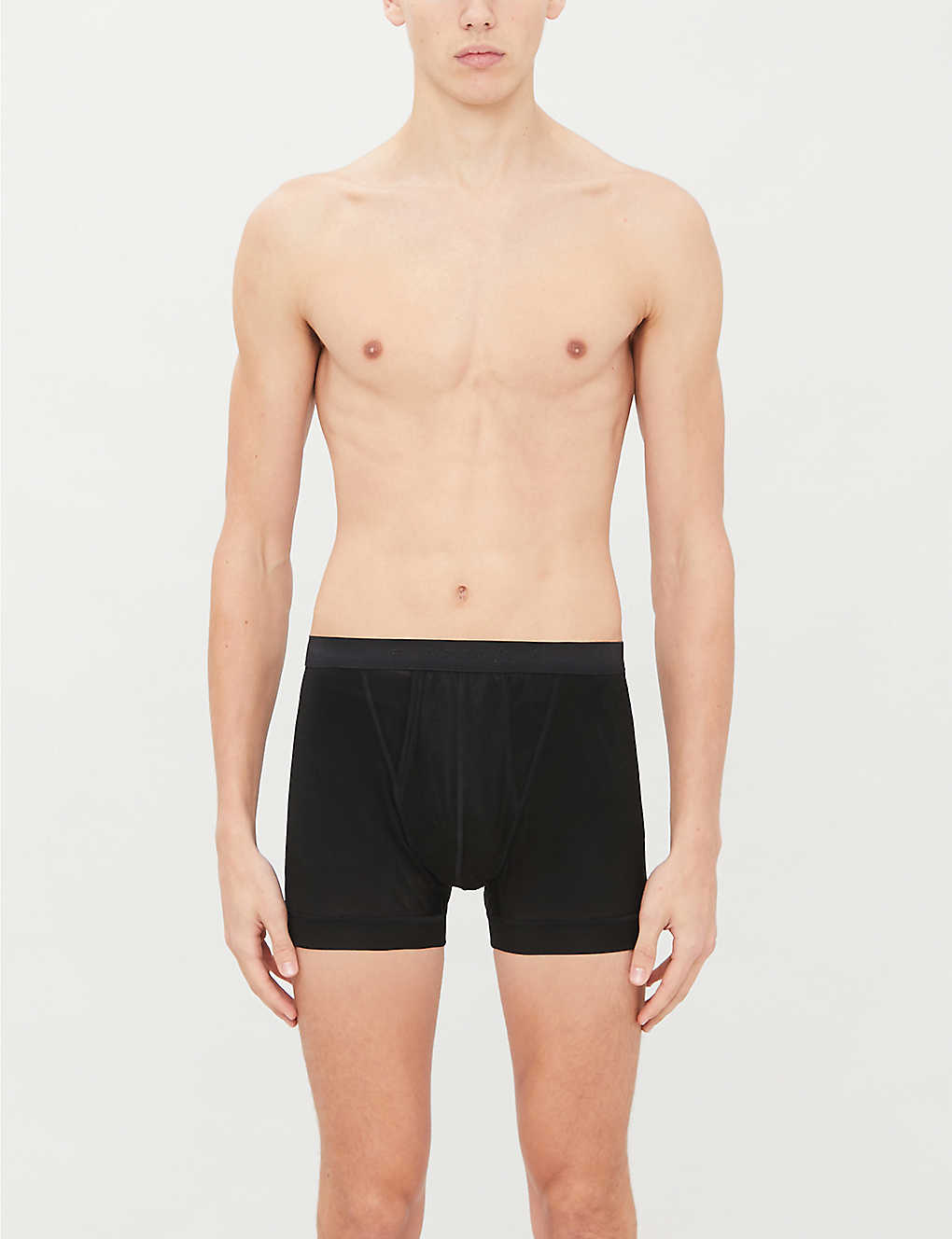 Zimmerli 252 Royal Classic Boxer Briefs In Black
