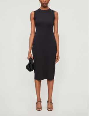 THE ROW Devi sleeveless stretch jersey midi dress Selfridges