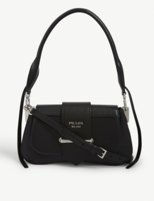 sidonie leather shoulder bag