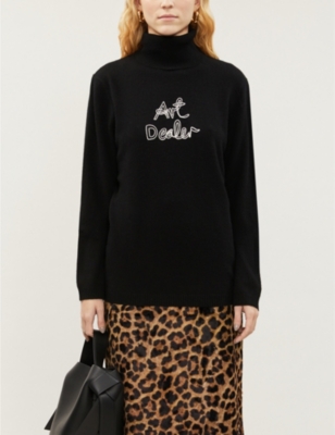 BELLA FREUD Art cashmere turtleneck jumper Selfridges