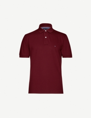 tommy hilfiger maroon t shirt