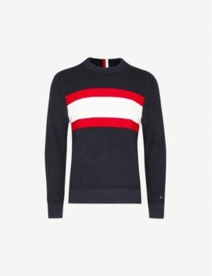 tommy hilfiger striped turtleneck