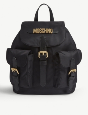 moschino nylon backpack