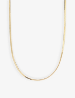 Shop Maria Black Mio Yellow Gold-plated 925 Sterling-silver Chain In Gold Hp
