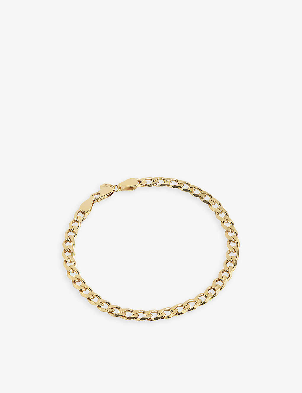 Maria Black Womens Gold Hp Forza Chain-link Large Yellow-gold Plated Sterling-silver Bracelet