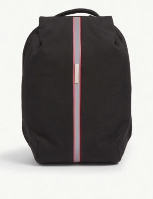 Samsonite Securipak Nylon Backpack In Black Steel