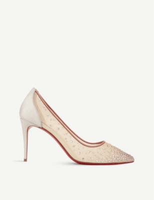 Celebrity ildsted sydvest CHRISTIAN LOUBOUTIN - Follies strass 85 rete/glitte | Selfridges.com