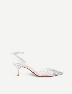 christian louboutin pvc heels