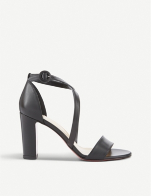 loubi bee 85 red sole sandals