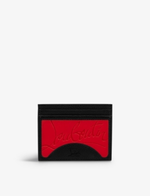 CHRISTIAN LOUBOUTIN: Kios leather cardholder