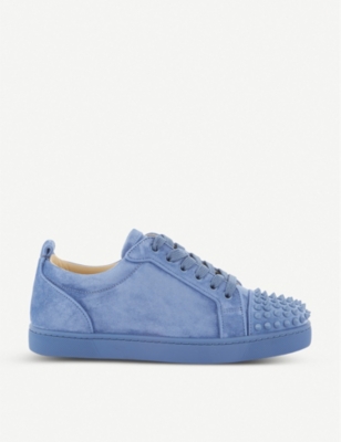 CHRISTIAN LOUBOUTIN - Louis Junior Spikes Orlato flat veau vel