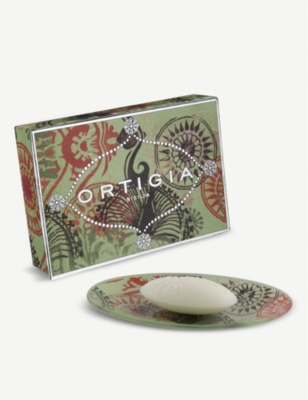 ORTIGIA SICILIA: Fico D’India glass plate and scented soap