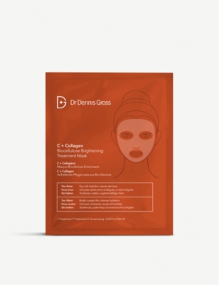 DR DENNIS GROSS SKINCARE C+Collagen Biocellulose Brightening Treatment Mask