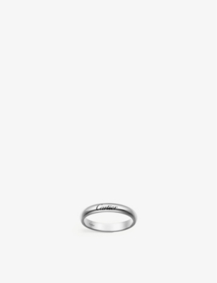 CARTIER: C de Cartier platinum wedding ring