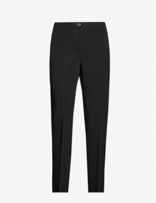 TED BAKER: Tapered crepe trousers