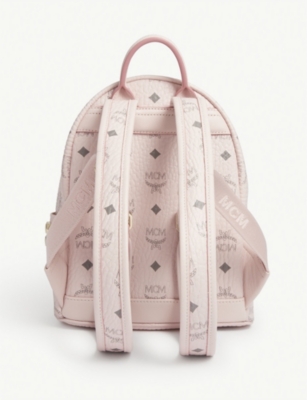 mini pink mcm backpack