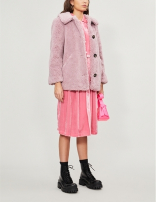 oversized teddy coat