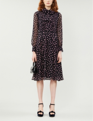 DIANE VON FURSTENBERG Aleka silk blend midi dress Selfridges