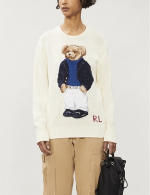 polo bear cotton jumper