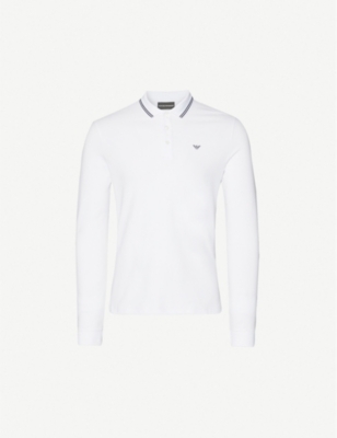 emporio armani long sleeve polo