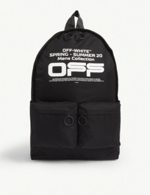 Off white hot sale brand backpack