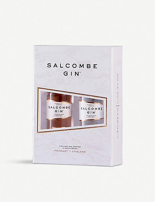 SALCOMBE GIN: Salcombe Gin miniature gift set 2 x 50ml