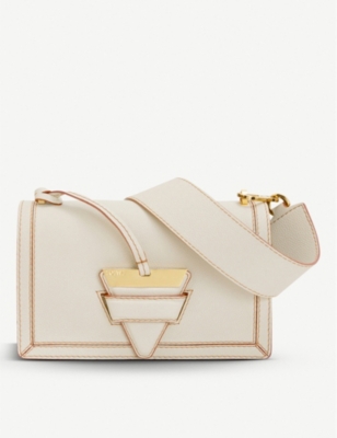 Barcelona 皮革斜挎包 - LIGHT OAT