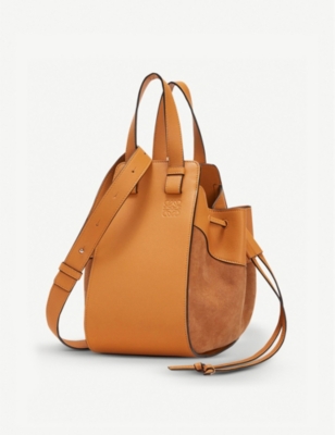 LOEWE Hammock small leather nubuck handbag