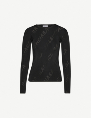 balenciaga black jumper