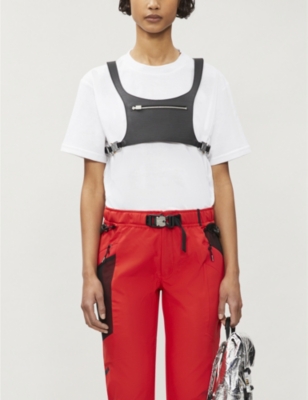 1017 ALYX 9SM - Minimal buckled leather chest rig