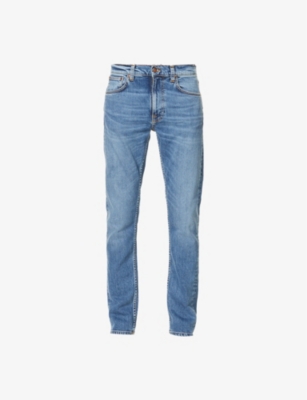 NUDIE JEANS: Lean Dean slim-fit tapered jeans