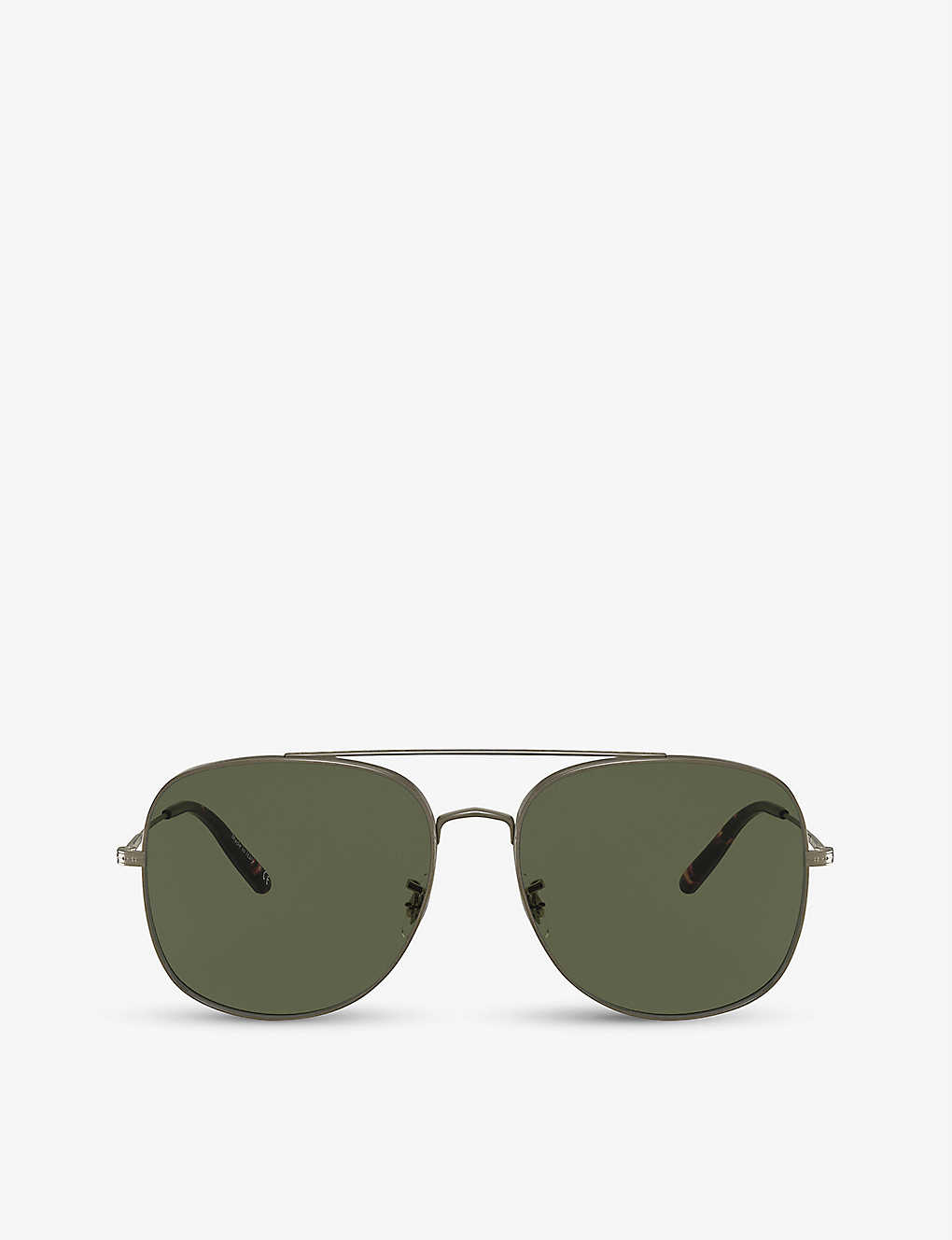 Oliver Peoples Ov1272s 58 Taron Square Metal Frame Sunglasses In Gold