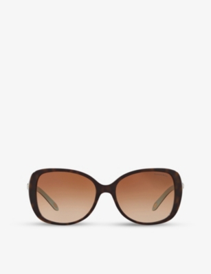 TIFFANY & CO: TF4121B square-frame acetate sunglasses