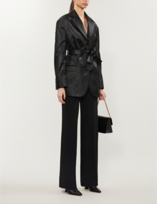 JOSEPH MORRISSEY TUXEDO STRETCH-CADY TROUSERS