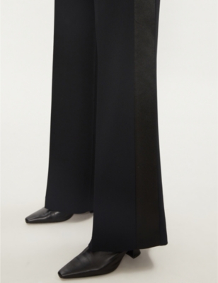 JOSEPH MORRISSEY TUXEDO STRETCH-CADY TROUSERS