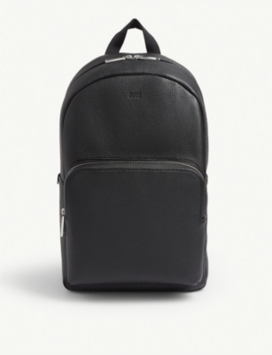 BOSS Crosstown leather backpack Selfridges