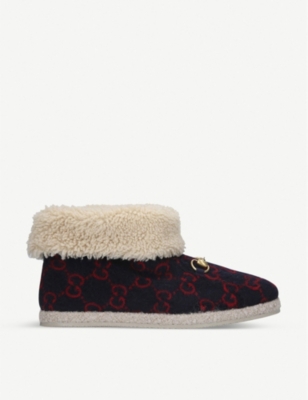 gucci fria wool booties