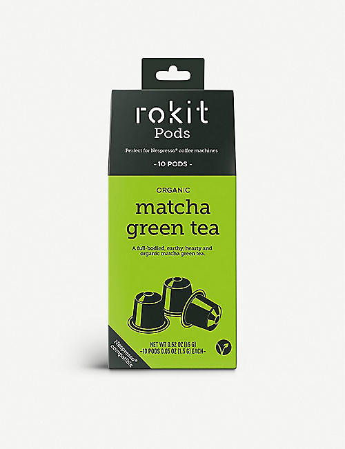 ROKIT：有机抹茶绿茶 Nespresso 豆荚 20 克
