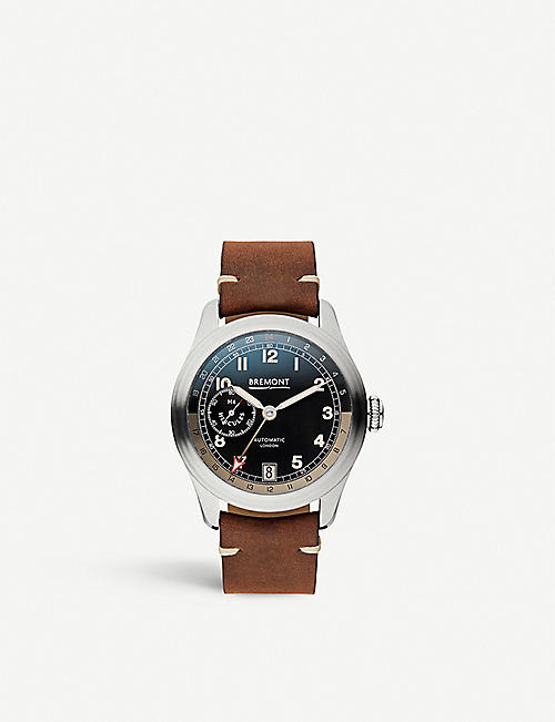 BREMONT: H-4 Hercules stainless steel watch