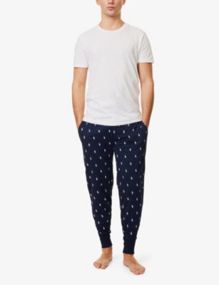 Polo Ralph Lauren Pantalon De Pyjama En Coton In Cruise Navy Aopp
