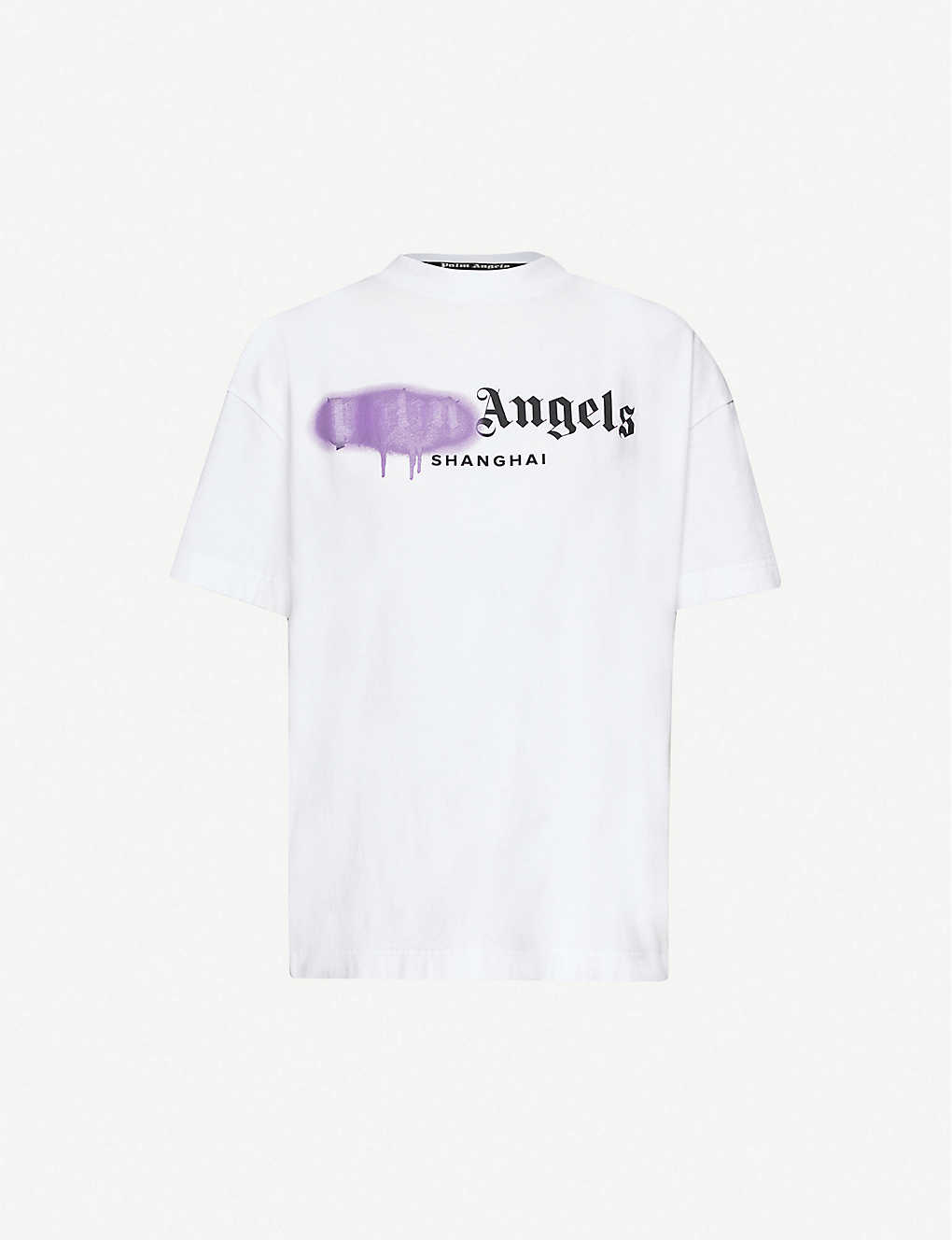 PALM ANGELS - Shanghai spray-logo cotton-jersey T-shirt | Selfridges.com