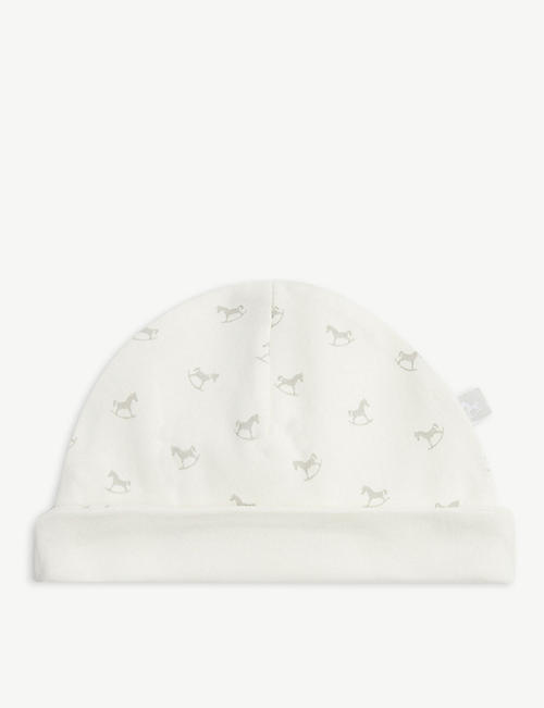 THE LITTLE TAILOR: Rocking horse cotton jersey hat 0-12 months
