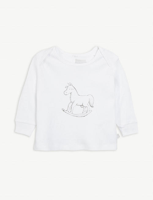 THE LITTLE TAILOR: Rocking horse cotton top 0-18 months