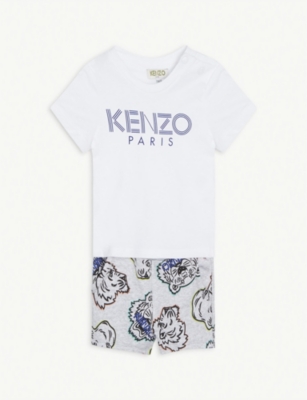 kenzo t shirt and shorts