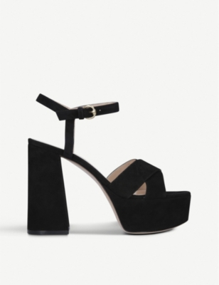 bebe black sandals