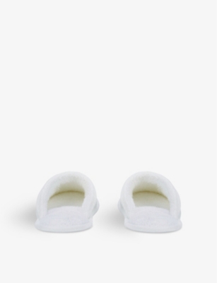 towelling slippers white company
