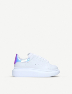alexander mcqueen trainers white and pink