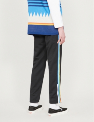 rainbow stripe track pants