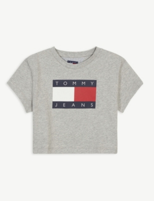 tommy jeans cropped t shirt